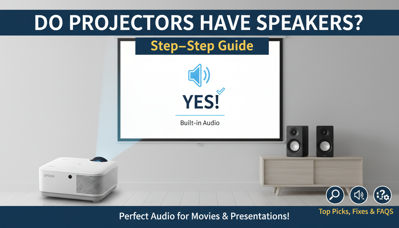 Do Projectors Have Speakers? Step-by-Step Guide