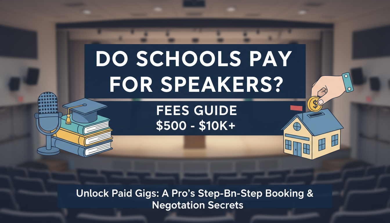 Do Schools Pay for Speakers? Fees Guide