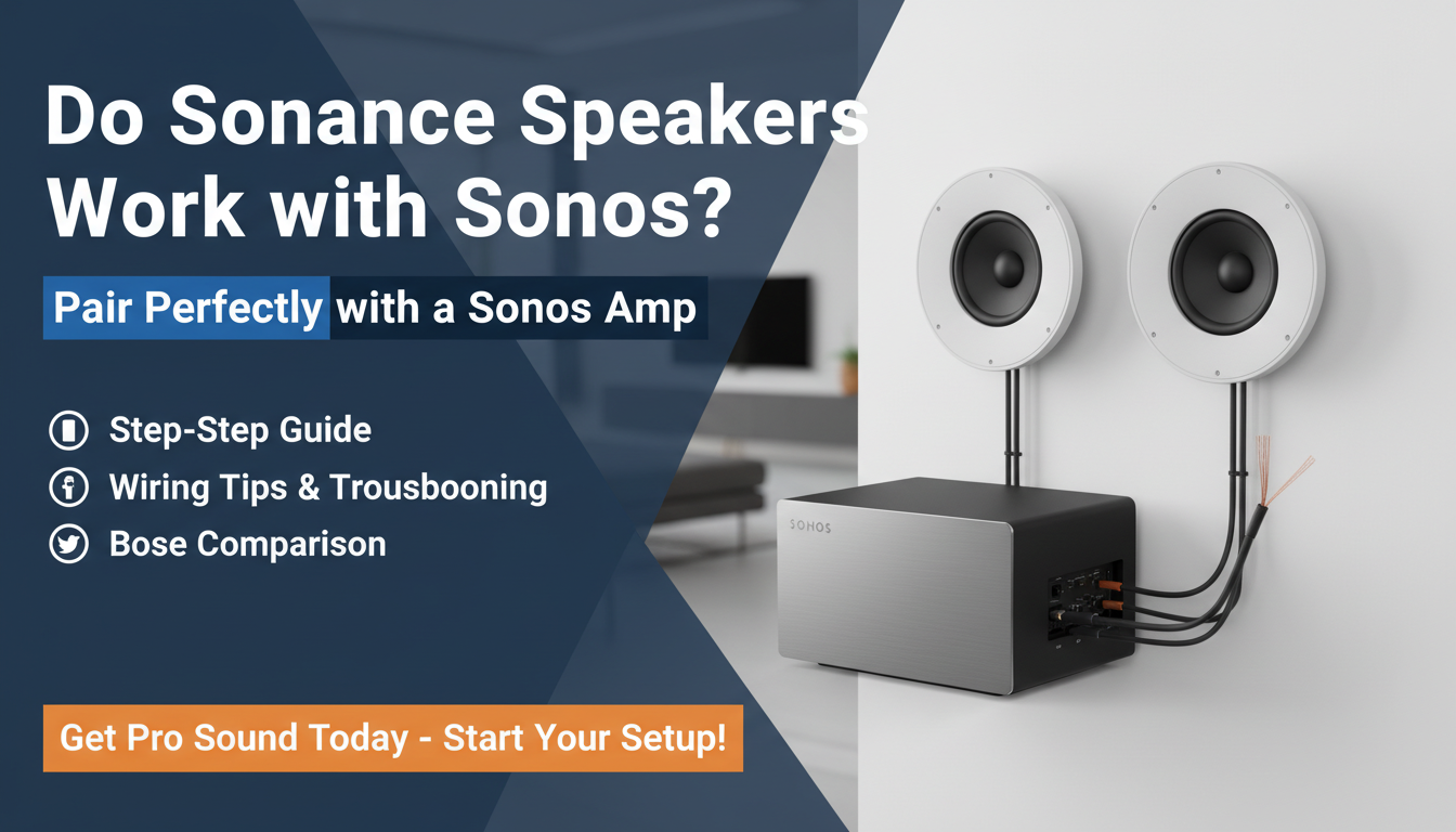 Do Sonance Speakers Work with Sonos?