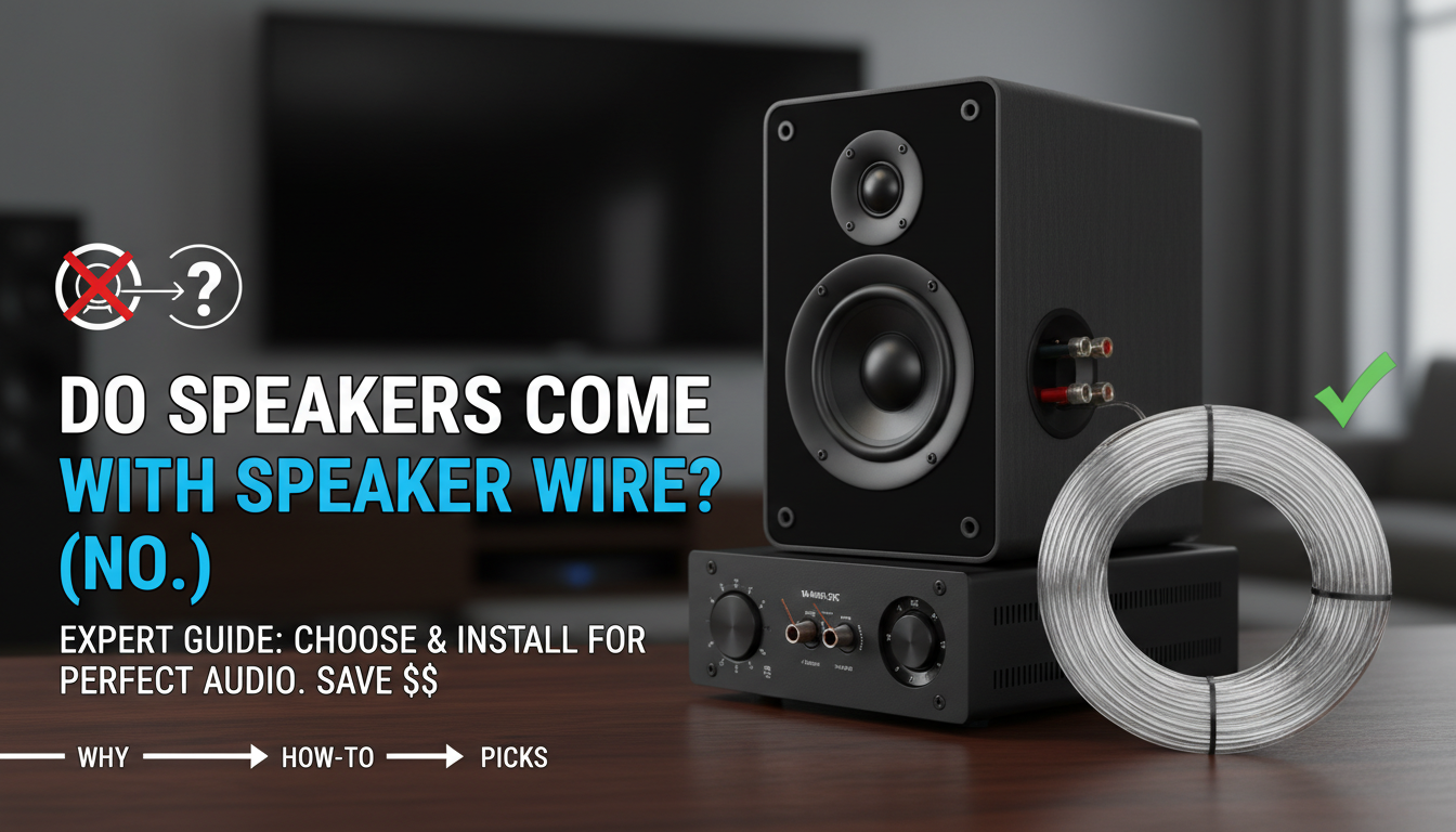 Do Speakers Come with Speaker Wire?