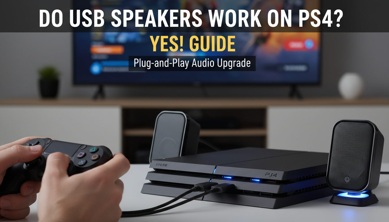 Do USB Speakers Work on PS4? Yes! Guide