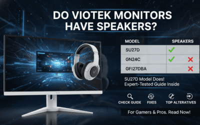 Do Viotek Monitors Have Speakers?