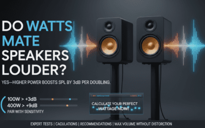 Do Watts Make Speakers Louder?