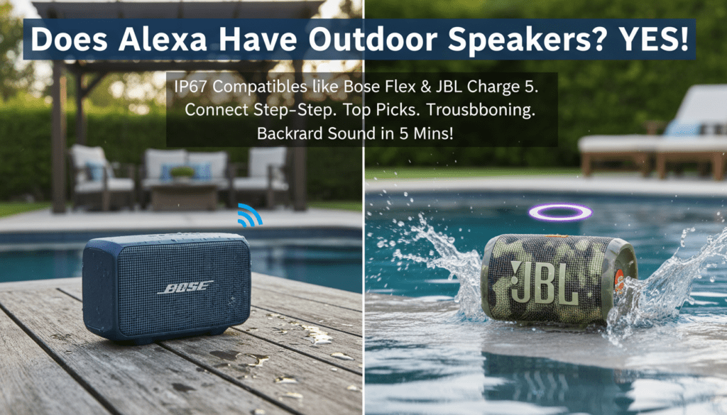 Does Alexa Have Outdoor Speakers? Yes!