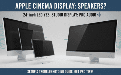 Does Apple Cinema Display Have Speakers?