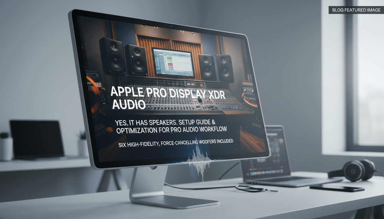 Does Apple Pro Display XDR Have Speakers? Does Apple Pro Display XDR Have Speakers?