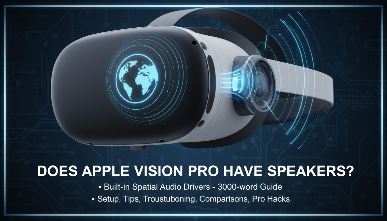Does Apple Vision Pro Have Speakers?