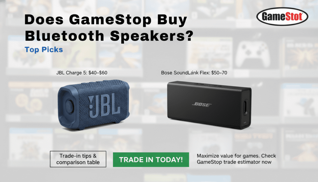 Does GameStop Buy Bluetooth Speakers? Top Picks