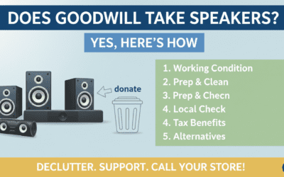 Does Goodwill Take Speakers? Yes, Here’s How