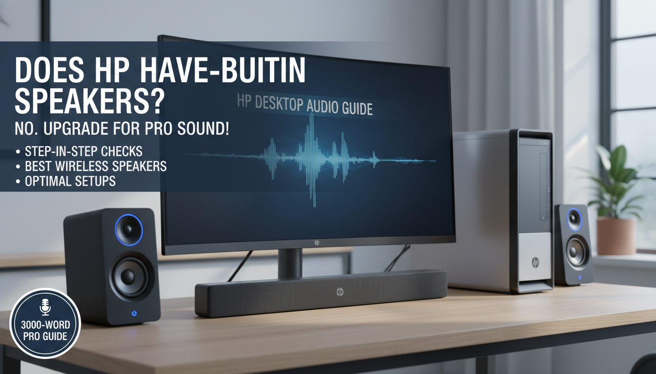 Does HP Desktop Have Built-in Speakers?