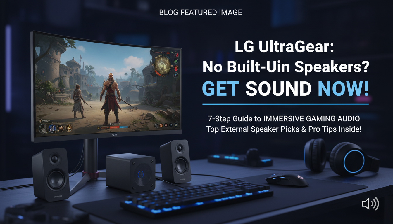 Does LG UltraGear Have Built-In Speakers?