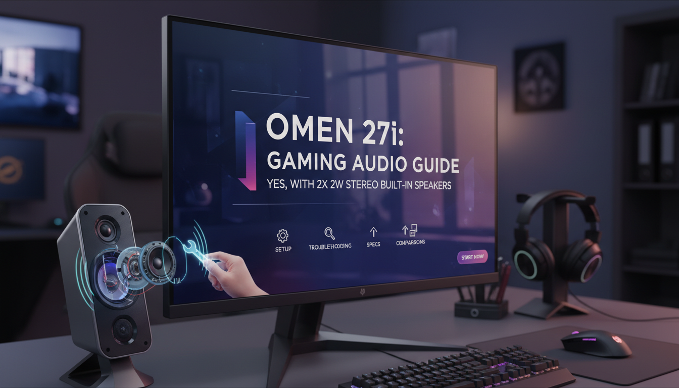 Does Omen 27i Have Speakers? Guide