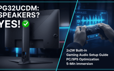 Does PG32UCDM Have Speakers? Yes!