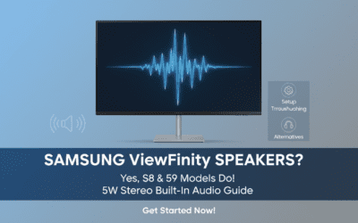 Does Samsung ViewFinity Have Speakers? Guide