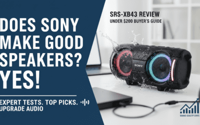 Does Sony Make Good Speakers? Yes!