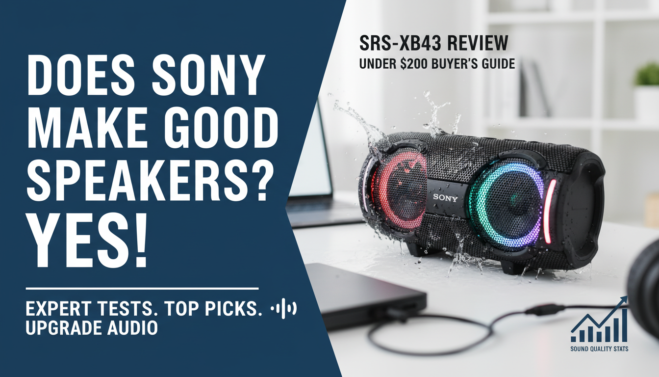 Does Sony Make Good Speakers? Yes!