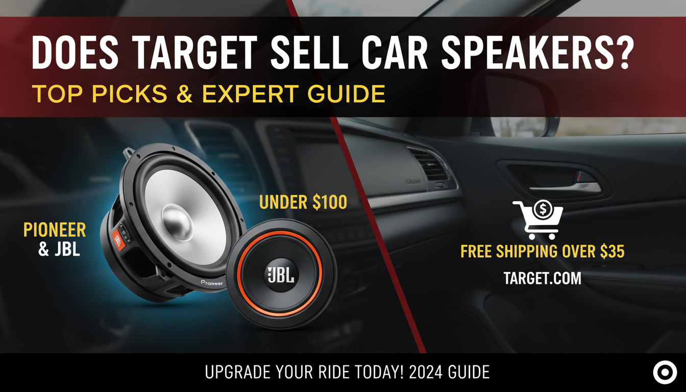 Does Target Sell Car Speakers? Top Picks