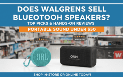 Does Walgreens Sell Bluetooth Speakers? Top Picks