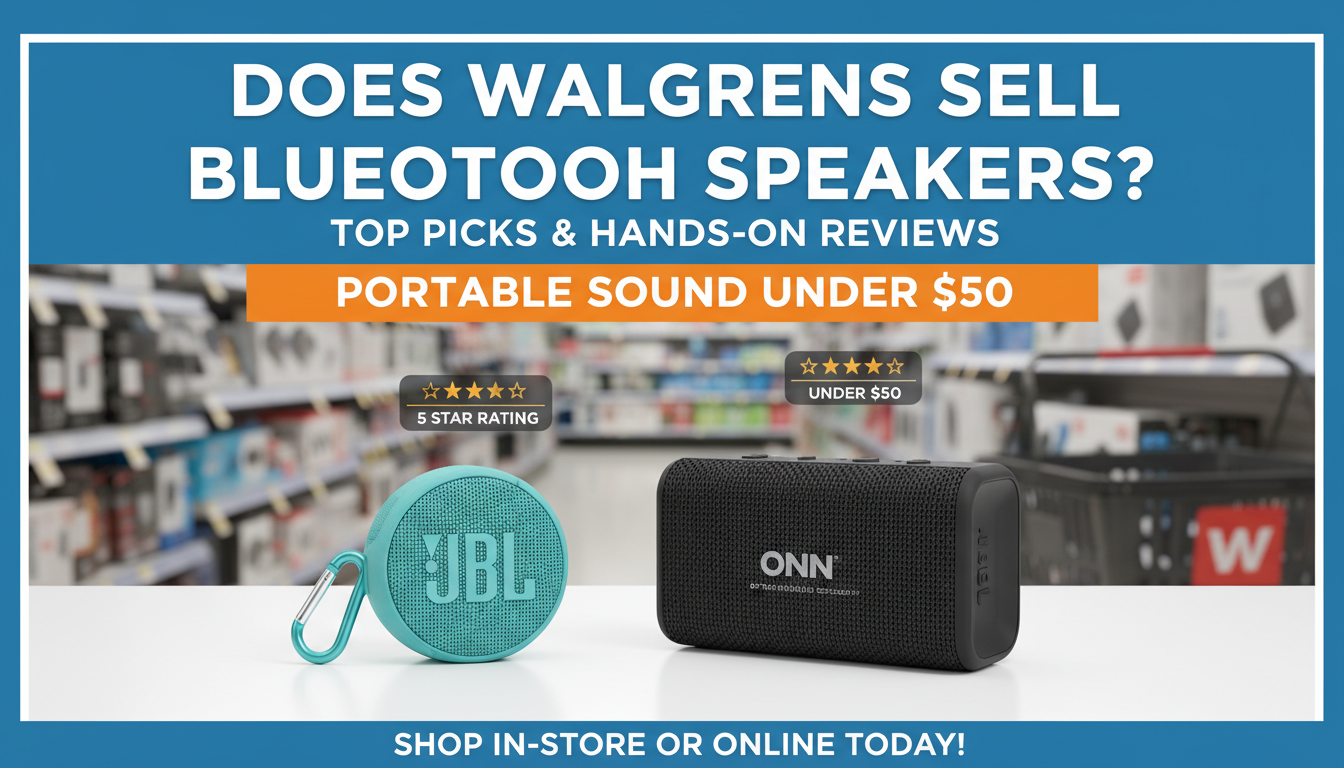 Does Walgreens Sell Bluetooth Speakers? Top Picks
