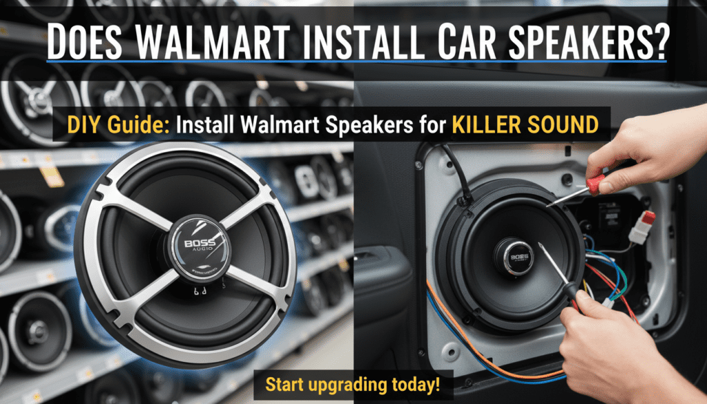 Does Walmart Install Car Speakers?