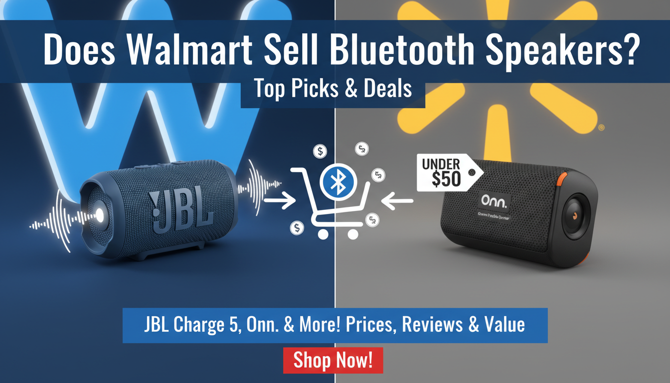Does Walmart Sell Bluetooth Speakers? Top Picks