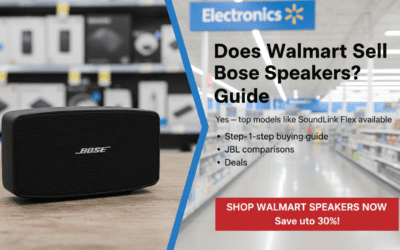 Does Walmart Sell Bose Speakers? Guide