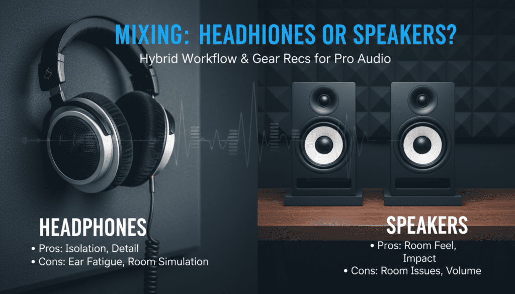 Headphones or Speakers: Best for Mixing?
