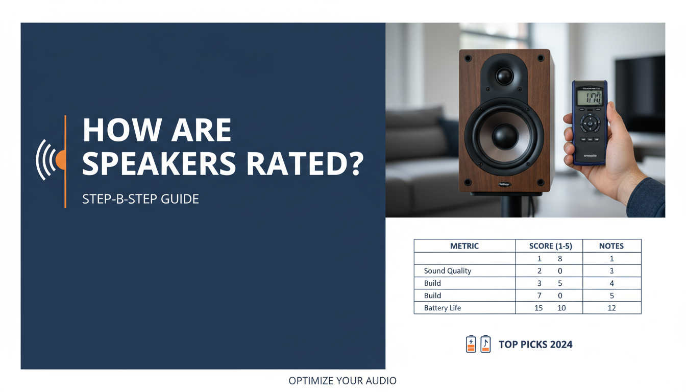 How Are Speakers Rated? Step-by-Step Guide