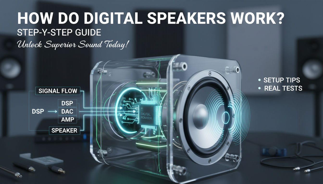 How Do Digital Speakers Work? Step-by-Step Guide