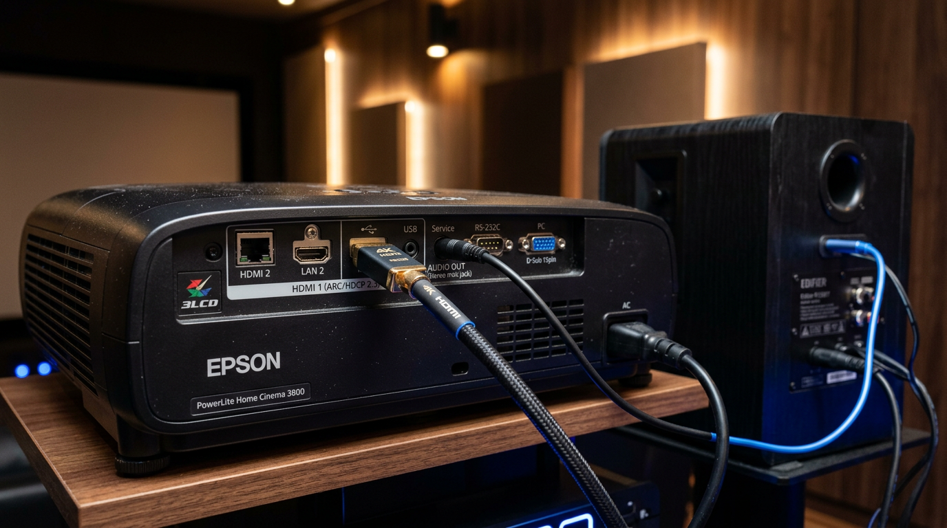 How Do I Connect Epson Projector to Speakers?