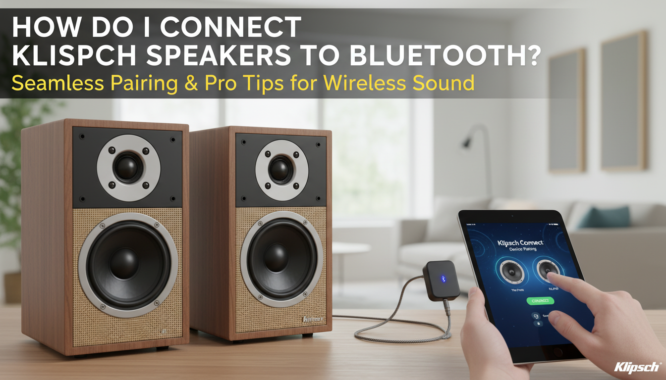How Do I Connect Klipsch Speakers to Bluetooth?