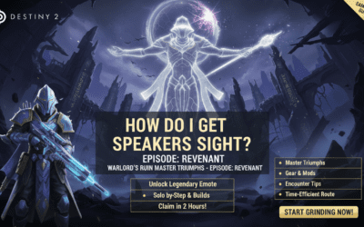 How Do I Get Speakers Sight Destiny 2