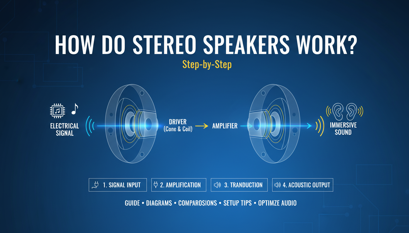 How Do Stereo Speakers Work? Step-by-Step