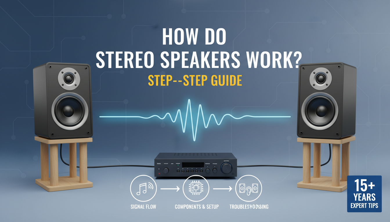 How Do Stereo Speakers Work? Step Guide How Do Stereo Speakers Work? Step Guide