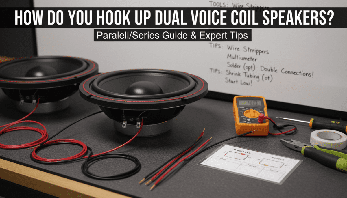 How Do You Hook Up Dual Voice Coil Speakers?