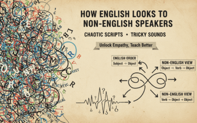 How English Looks to Non-English Speakers