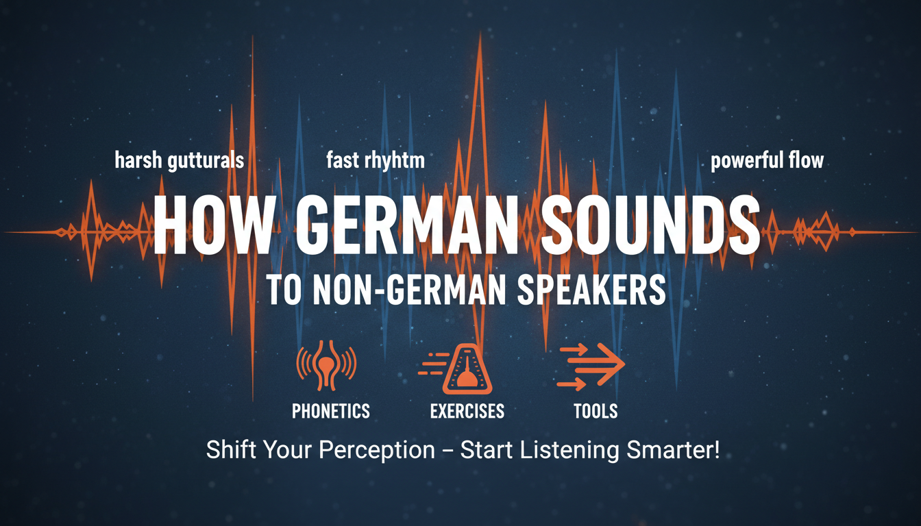 How German Sounds to Non-German Speakers How German Sounds to Non-German Speakers