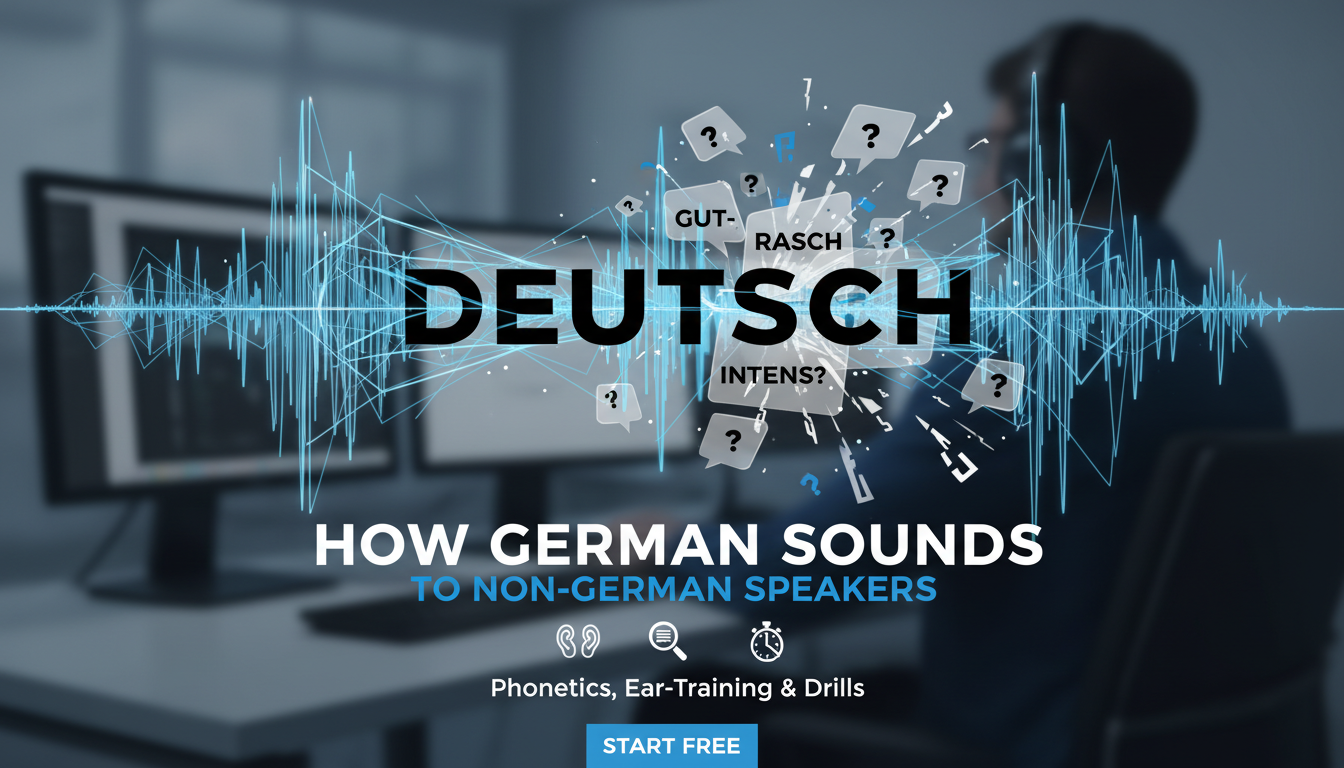 How German Sounds to Non-German Speakers