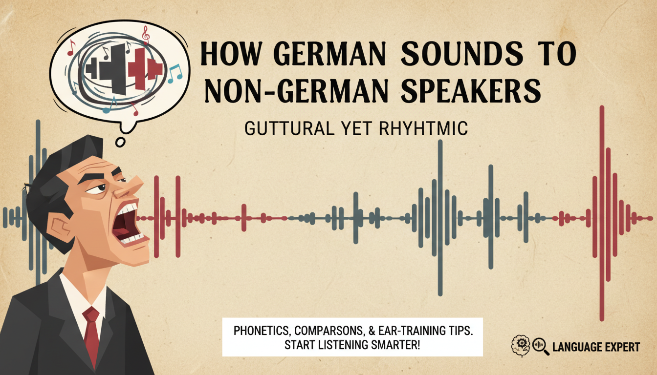 How German Sounds to Non-German Speakers