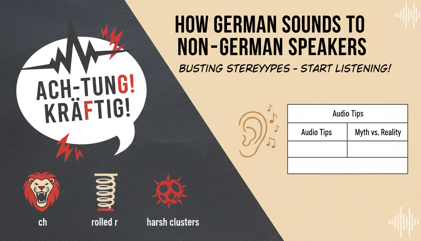 How German Sounds to Non-German Speakers