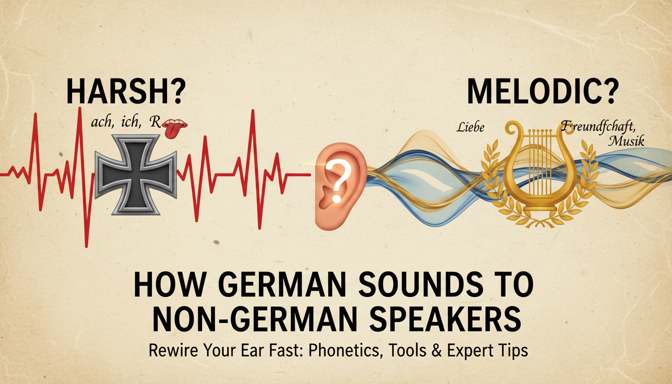 How German Sounds to Non-German Speakers