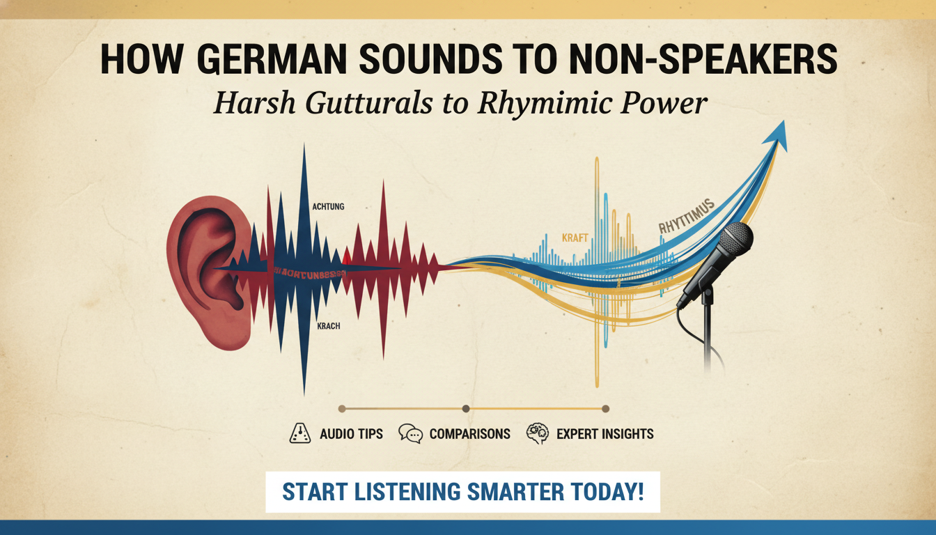 How German Sounds to Non Speakers