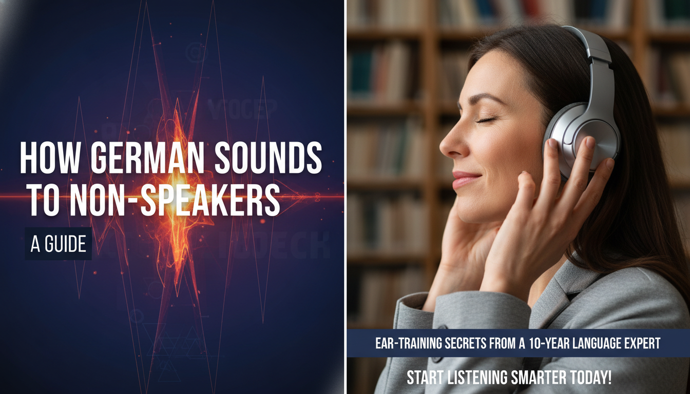 How German Sounds to Non Speakers Guide How German Sounds to Non Speakers Guide