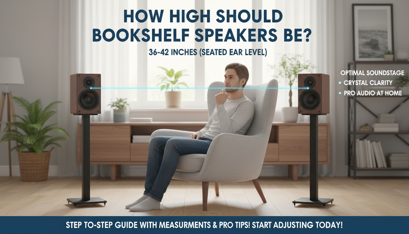 How High Should Bookshelf Speakers Be?