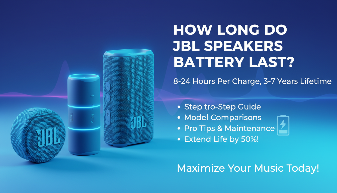 How Long Do JBL Speakers Battery Last?