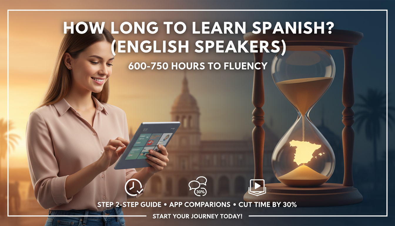 How Long to Learn Spanish for English Speakers? How Long to Learn Spanish for English Speakers?