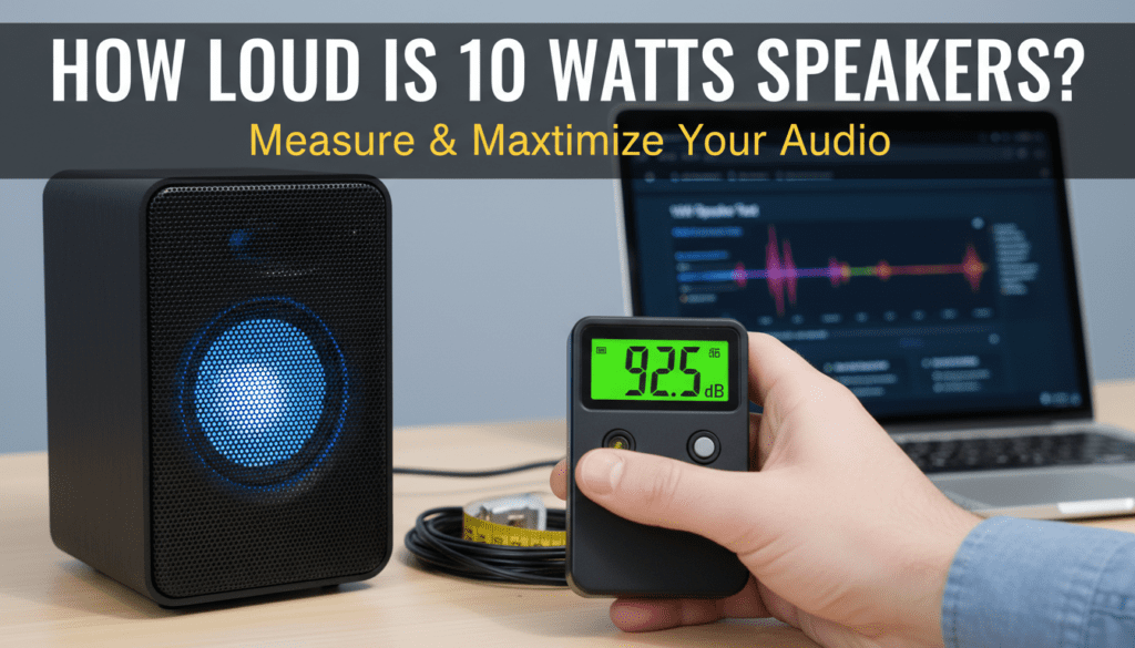 How Loud is 10 Watts Speakers?