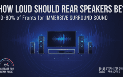 How Loud Should Rear Speakers Be?