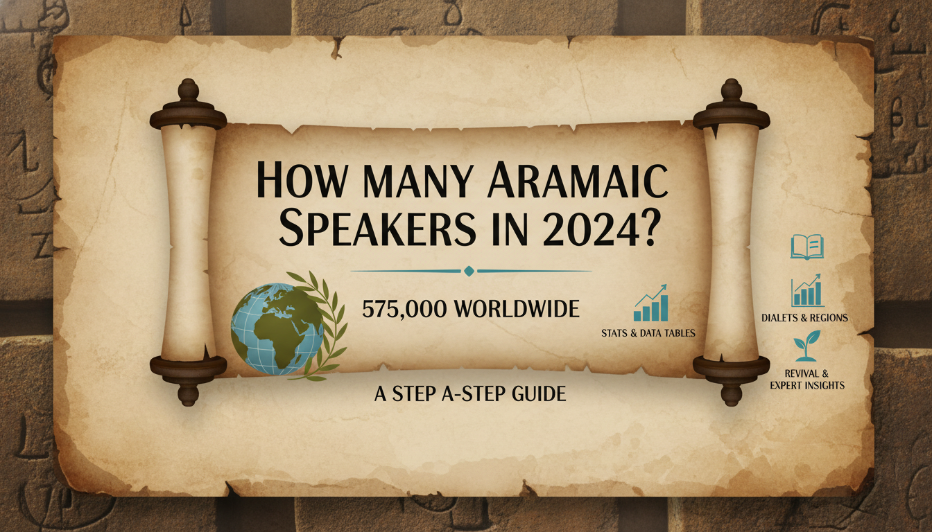 How Many Aramaic Speakers in 2024?