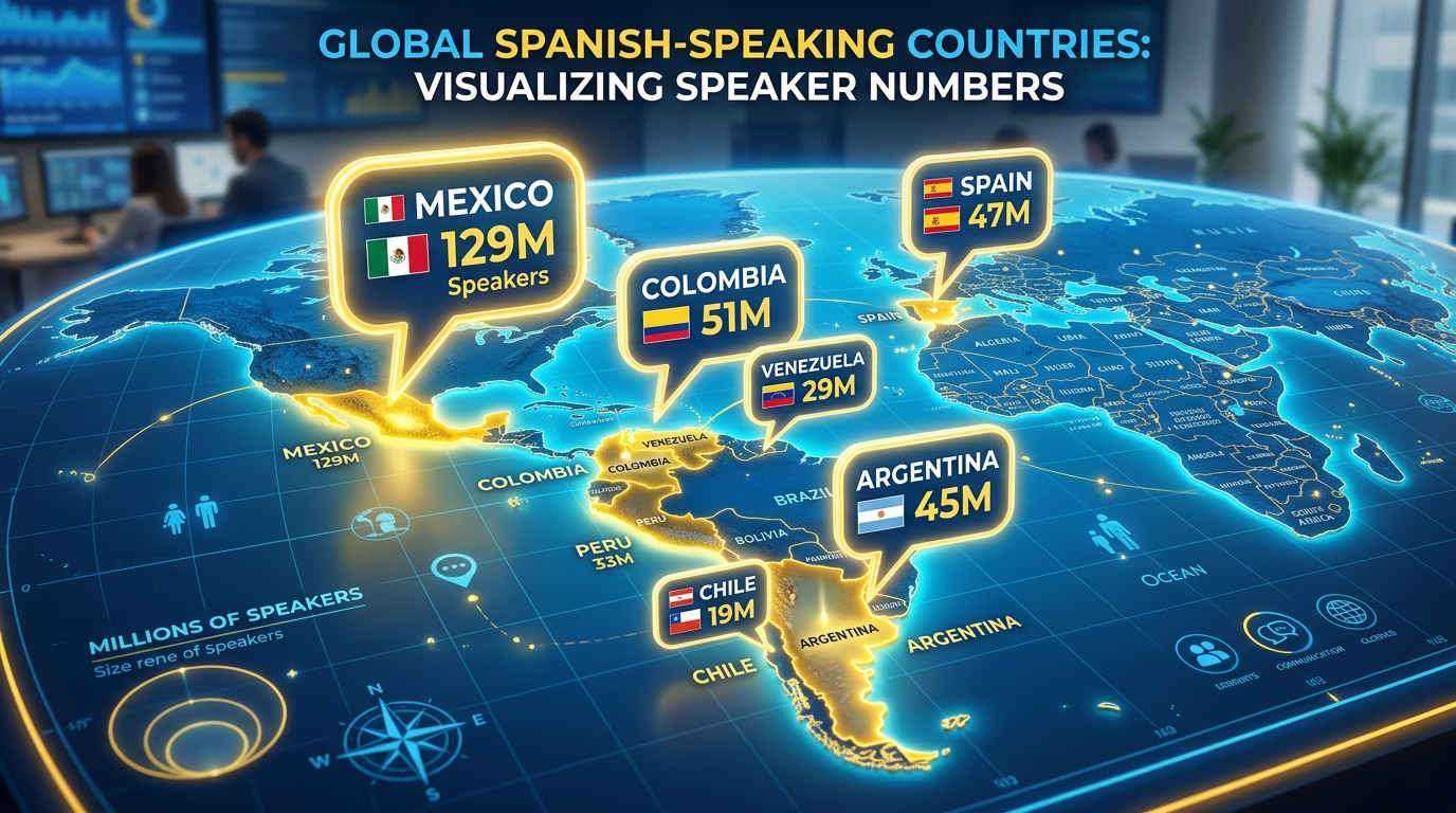 How Many Countries Beat Mexico in Spanish Speakers?